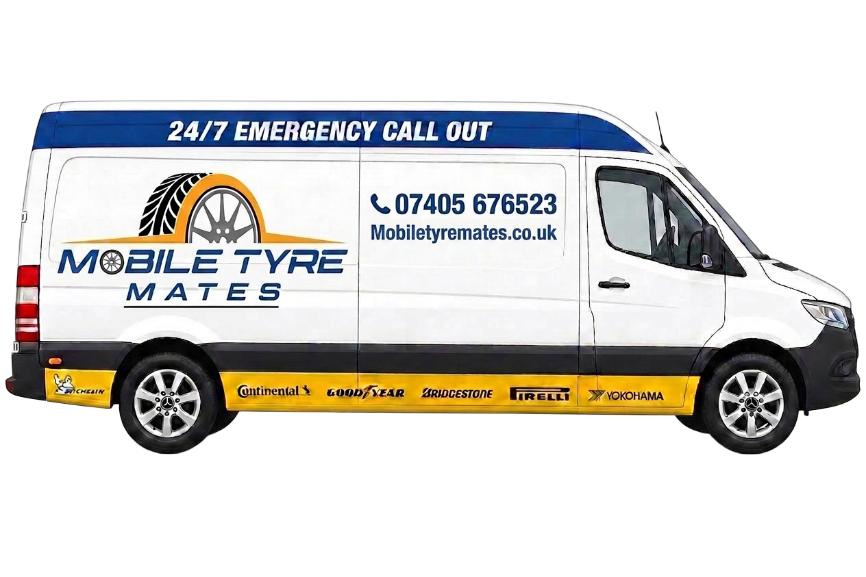 Tyre Mates branded fitting van